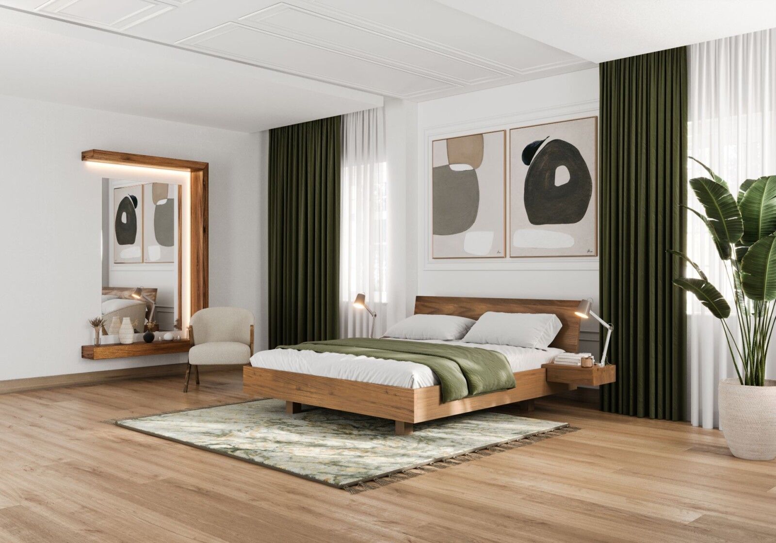 Bedden & nachttafels