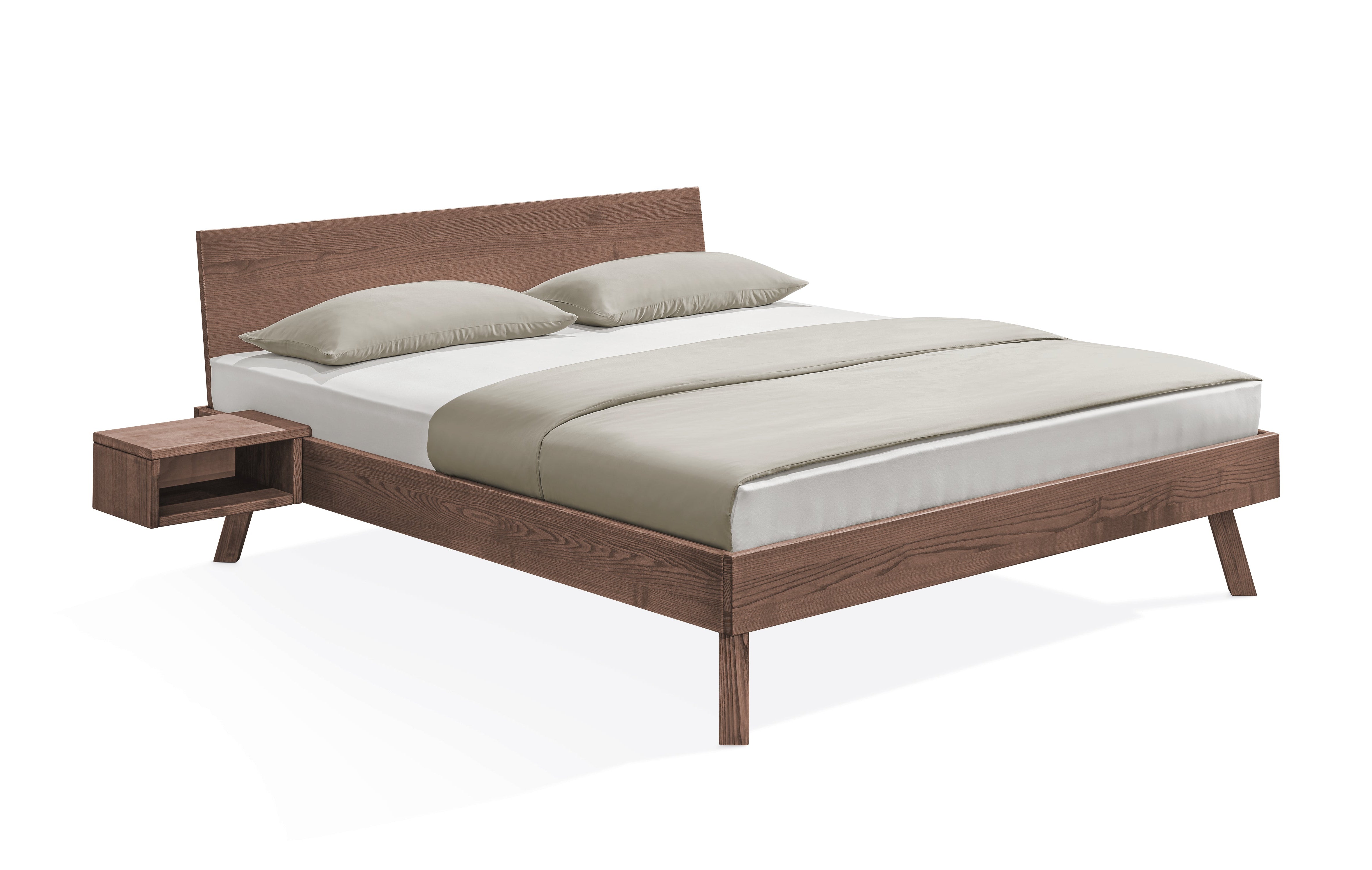 Massief houten bed KB23