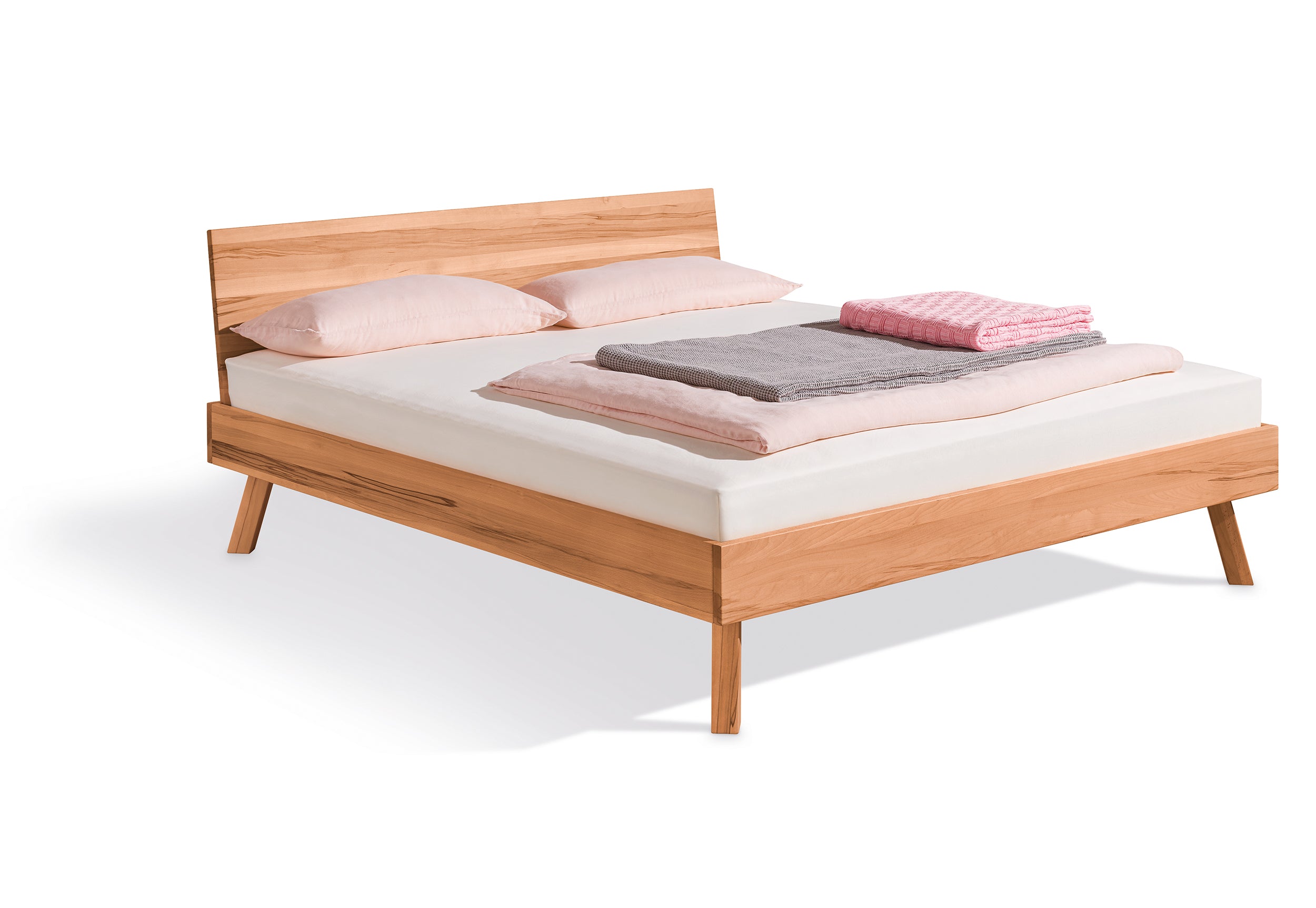 Massief houten bed KB23