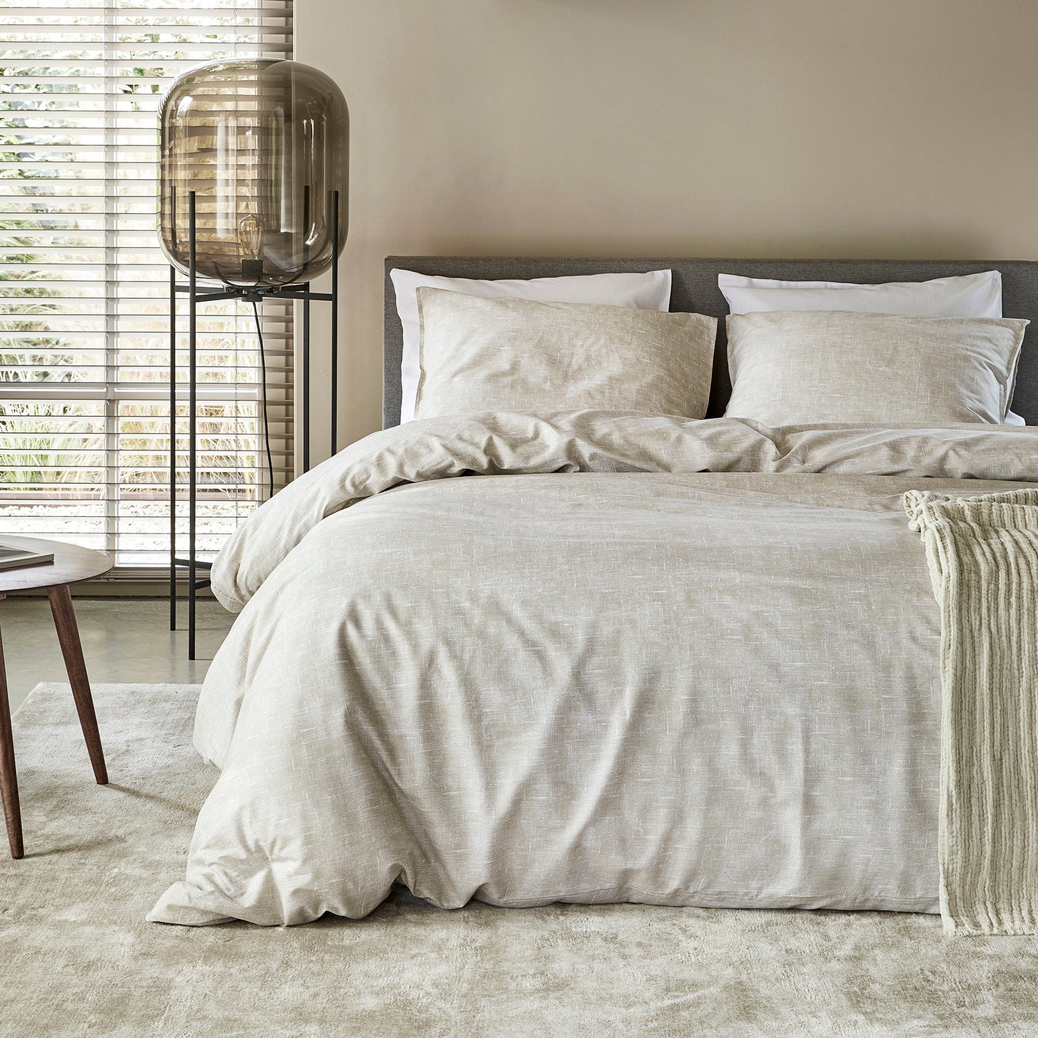 Sleepnight Dekbedovertrek - Taupe Café Au Lait Effen Katoen - B 270 X L 200 Cm B 270 X L 220 Cm Lits Jumeaux Extra Breed Sleepnight Dekbedovertrek - Taupe Café Au Lait Effen Katoen - B 270 X L 200 Cm B 270 X L 220 Cm Lits Jumeaux Extra Breed